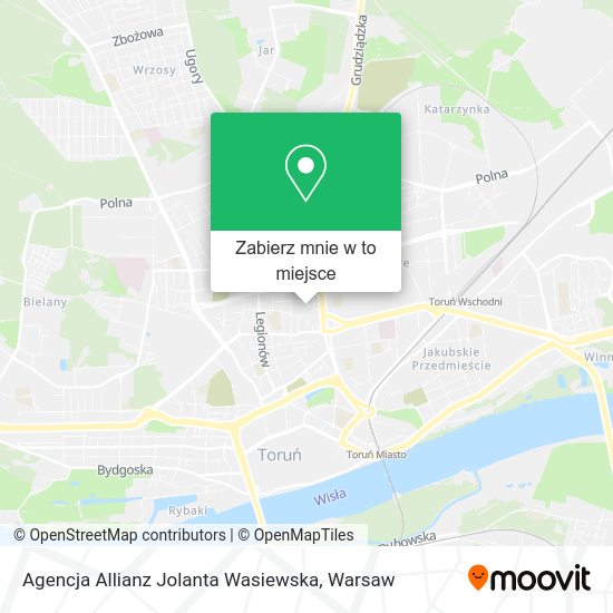 Mapa Agencja Allianz Jolanta Wasiewska