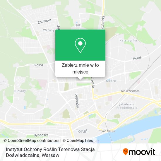 Mapa Instytut Ochrony Roślin Terenowa Stacja Doświadczalna