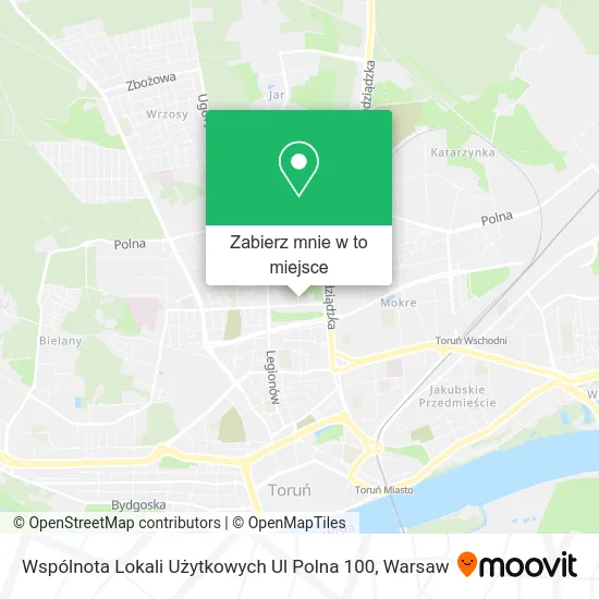 Mapa Wspólnota Lokali Użytkowych Ul Polna 100