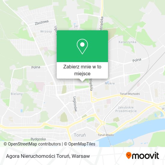 Mapa Agora Nieruchomości Toruń