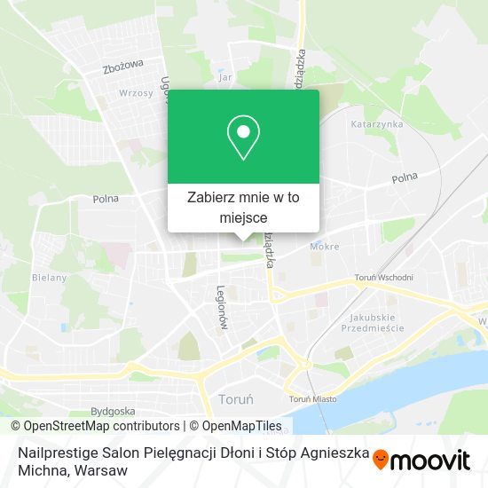 Mapa Nailprestige Salon Pielęgnacji Dłoni i Stóp Agnieszka Michna