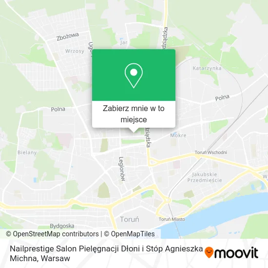 Mapa Nailprestige Salon Pielęgnacji Dłoni i Stóp Agnieszka Michna