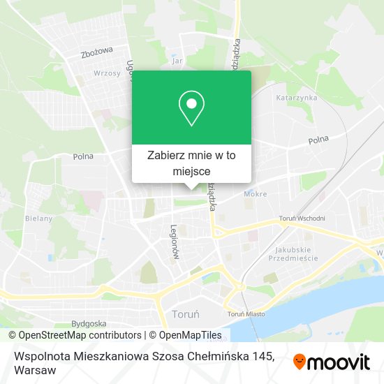 Mapa Wspolnota Mieszkaniowa Szosa Chełmińska 145