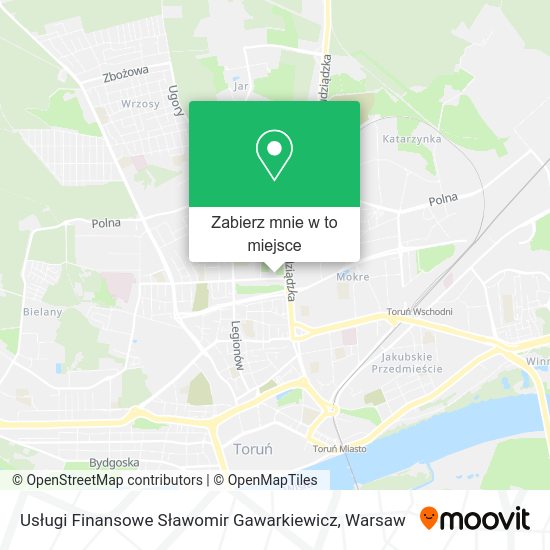 Mapa Usługi Finansowe Sławomir Gawarkiewicz