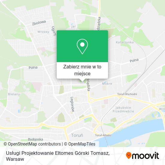 Mapa Usługi Projektowanie Eltomes Górski Tomasz