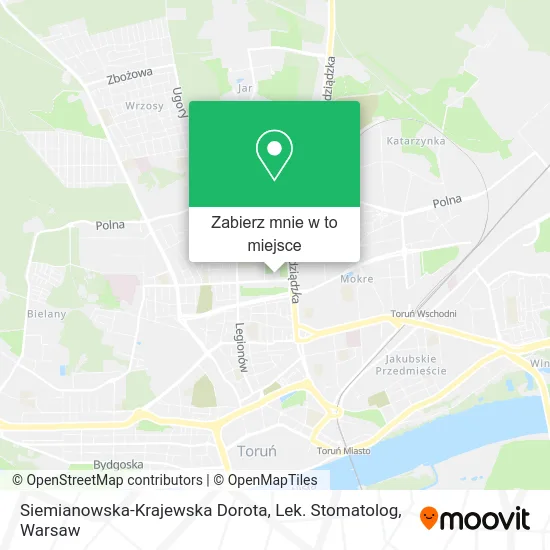 Mapa Siemianowska-Krajewska Dorota, Lek. Stomatolog