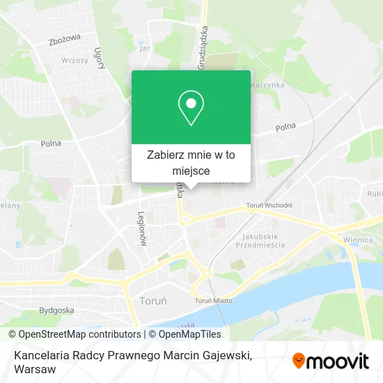 Mapa Kancelaria Radcy Prawnego Marcin Gajewski