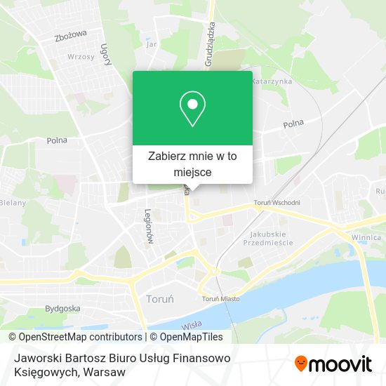 Mapa Jaworski Bartosz Biuro Usług Finansowo Księgowych