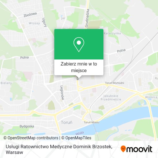 Mapa Usługi Ratownictwo Medyczne Dominik Brzostek