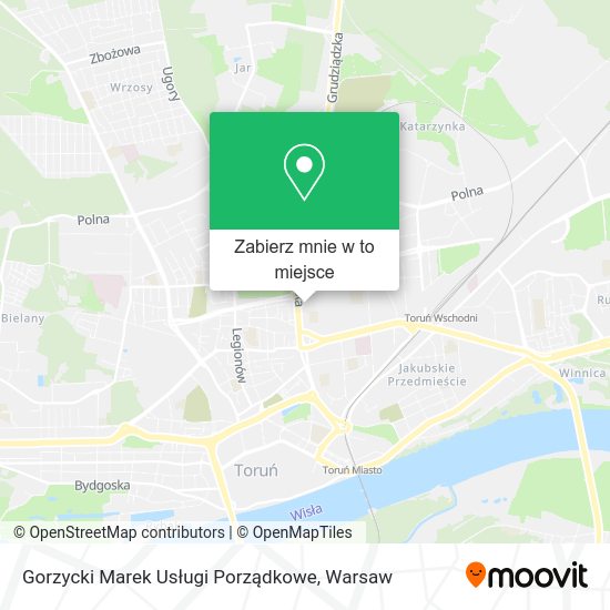 Mapa Gorzycki Marek Usługi Porządkowe