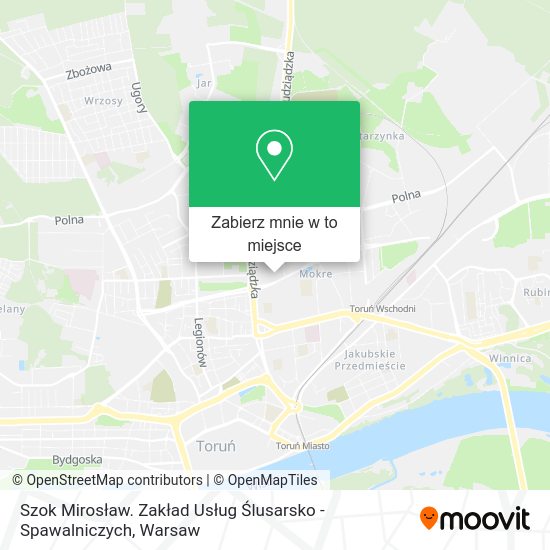 Mapa Szok Mirosław. Zakład Usług Ślusarsko - Spawalniczych