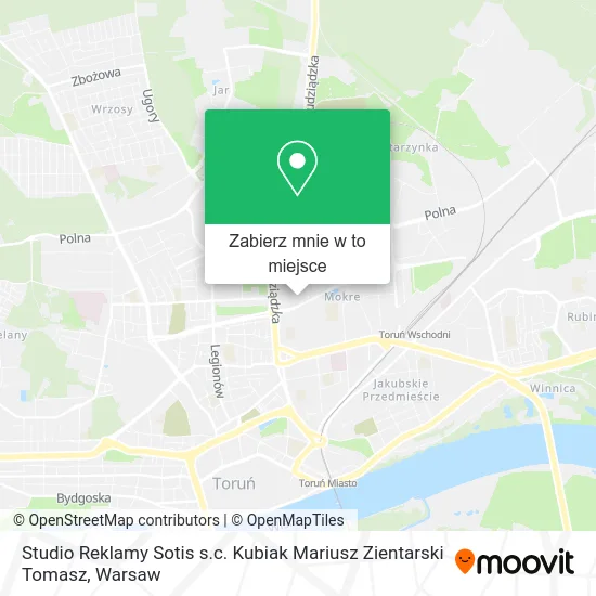 Mapa Studio Reklamy Sotis s.c. Kubiak Mariusz Zientarski Tomasz
