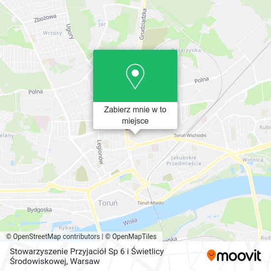 Mapa Stowarzyszenie Przyjaciół Sp 6 i Świetlicy Środowiskowej