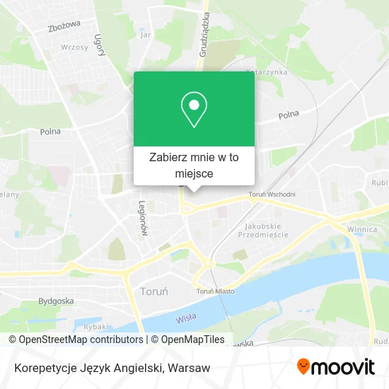 Mapa Korepetycje Język Angielski
