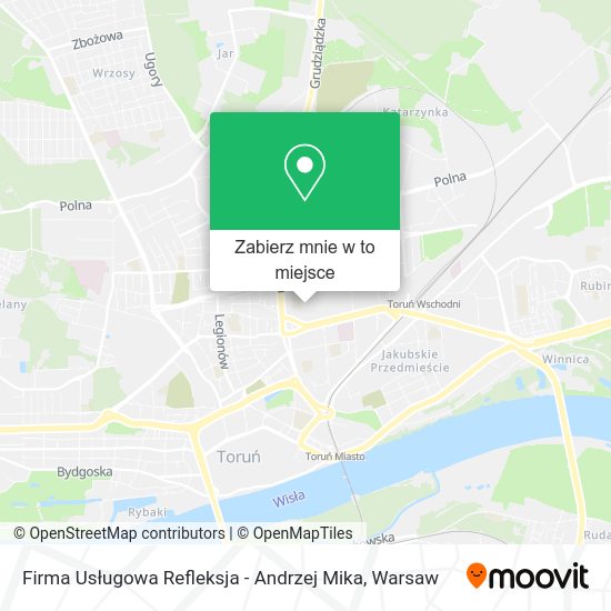 Mapa Firma Usługowa Refleksja - Andrzej Mika