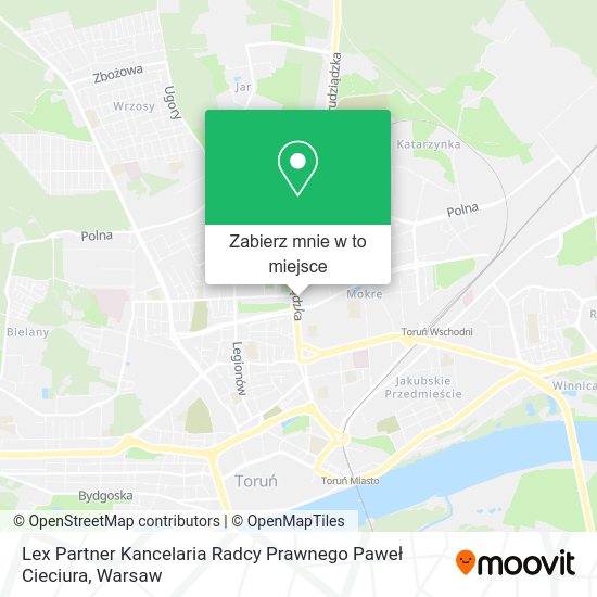 Mapa Lex Partner Kancelaria Radcy Prawnego Paweł Cieciura