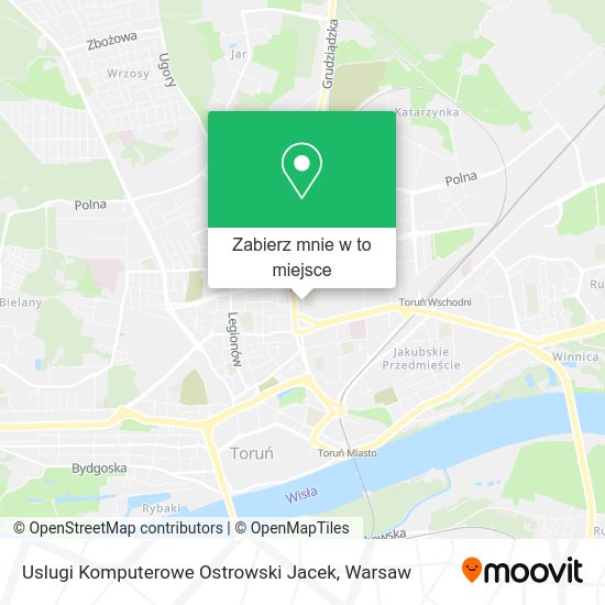 Mapa Uslugi Komputerowe Ostrowski Jacek