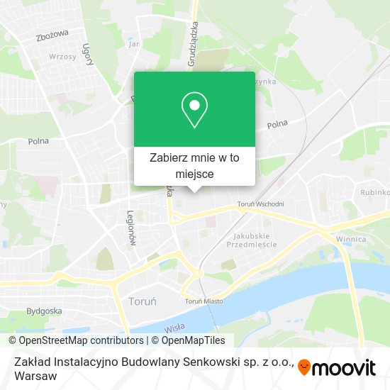 Mapa Zakład Instalacyjno Budowlany Senkowski sp. z o.o.