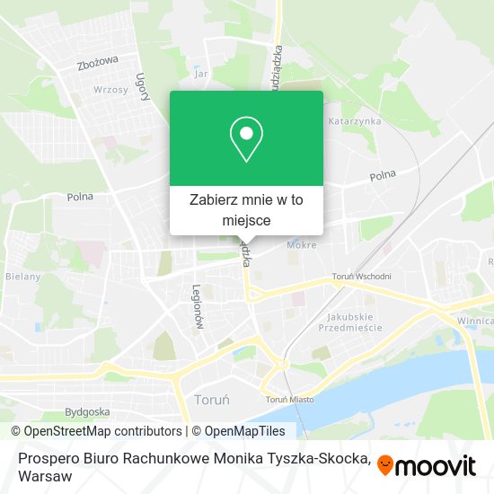 Mapa Prospero Biuro Rachunkowe Monika Tyszka-Skocka