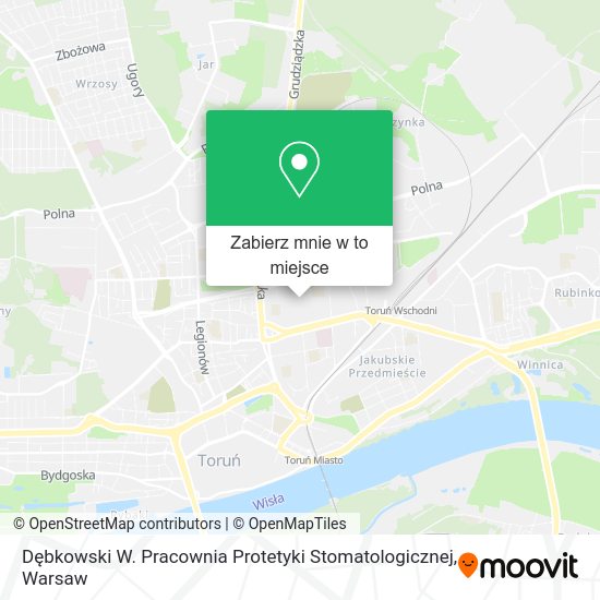 Mapa Dębkowski W. Pracownia Protetyki Stomatologicznej