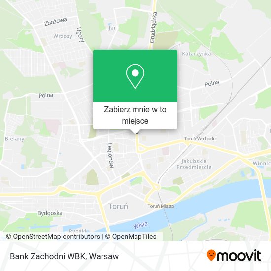 Mapa Bank Zachodni WBK