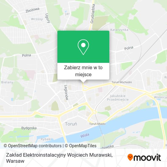 Mapa Zakład Elektroinstalacyjny Wojciech Murawski