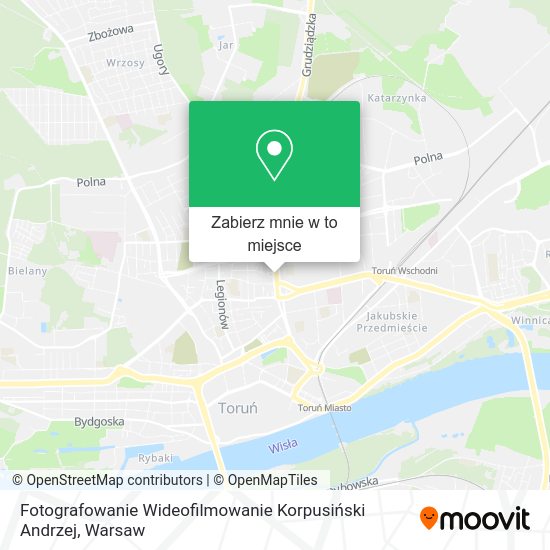 Mapa Fotografowanie Wideofilmowanie Korpusiński Andrzej