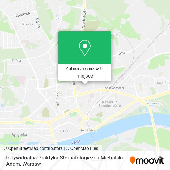 Mapa Indywidualna Praktyka Stomatologiczna Michalski Adam