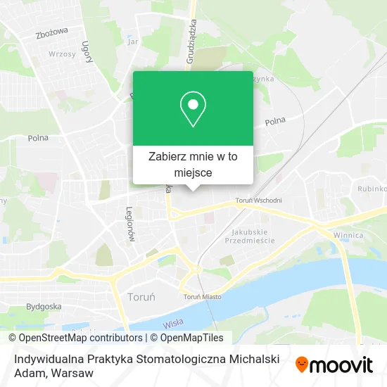Mapa Indywidualna Praktyka Stomatologiczna Michalski Adam