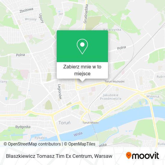 Mapa Błaszkiewicz Tomasz Tim Ex Centrum