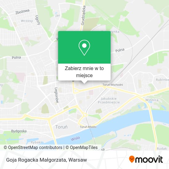 Mapa Goja Rogacka Małgorzata