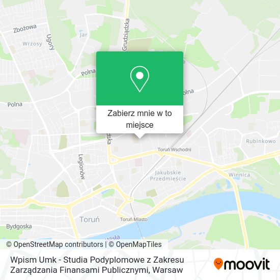 Mapa Wpism Umk - Studia Podyplomowe z Zakresu Zarządzania Finansami Publicznymi