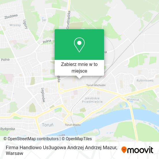 Mapa Firma Handlowo Us3ugowa Andrzej Andrzej Mazur