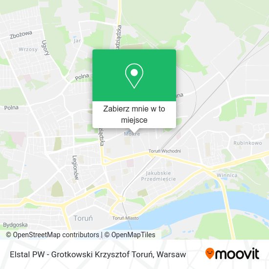 Mapa Elstal PW - Grotkowski Krzysztof Toruń