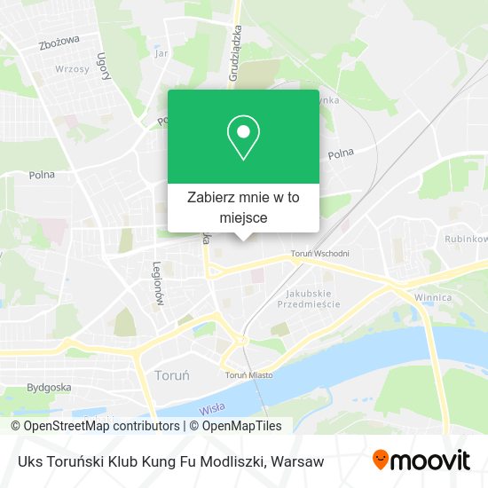 Mapa Uks Toruński Klub Kung Fu Modliszki