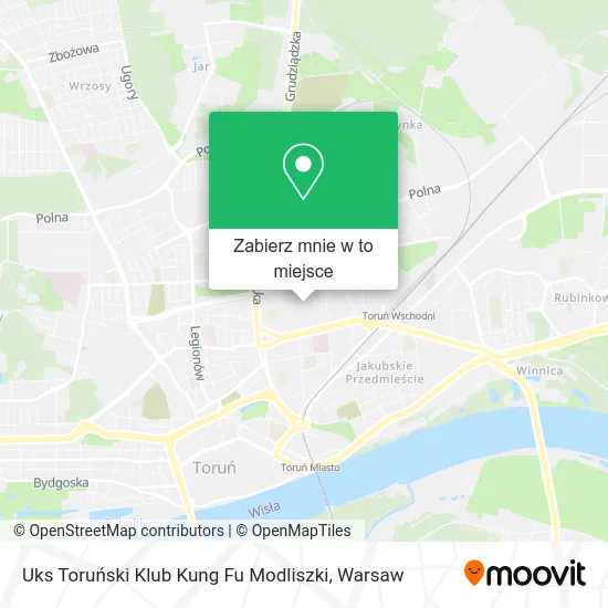 Mapa Uks Toruński Klub Kung Fu Modliszki