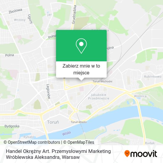 Mapa Handel Okrężny Art. Przemysłowymi Marketing Wróblewska Aleksandra