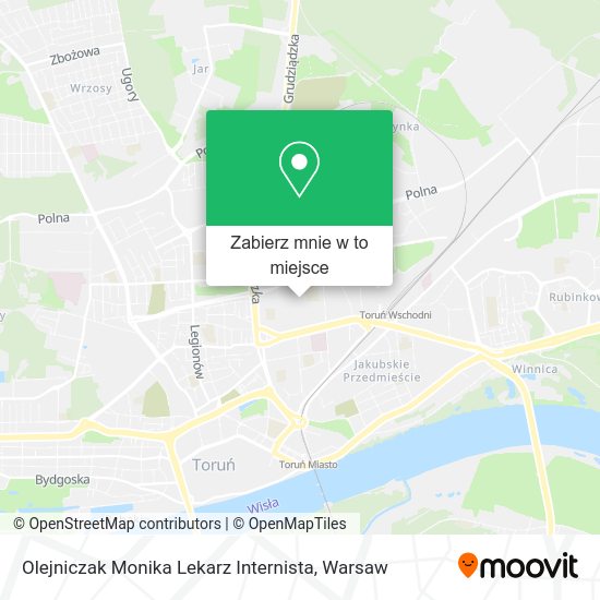 Mapa Olejniczak Monika Lekarz Internista