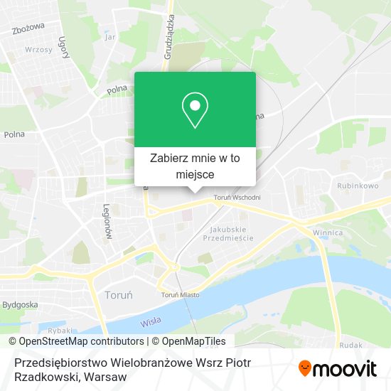 Mapa Przedsiębiorstwo Wielobranżowe Wsrz Piotr Rzadkowski