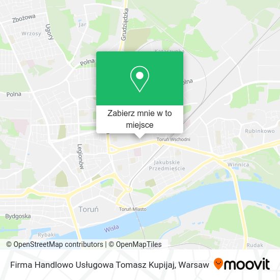 Mapa Firma Handlowo Usługowa Tomasz Kupijaj