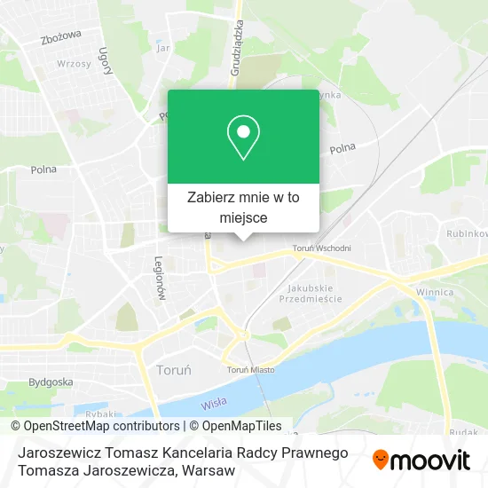 Mapa Jaroszewicz Tomasz Kancelaria Radcy Prawnego Tomasza Jaroszewicza