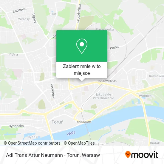 Mapa Adi Trans Artur Neumann - Torun