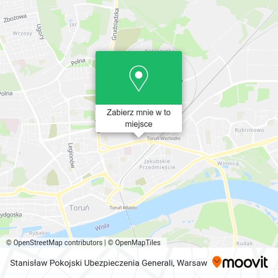 Mapa Stanisław Pokojski Ubezpieczenia Generali