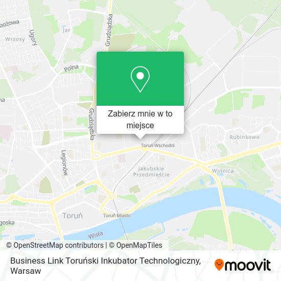 Mapa Business Link Toruński Inkubator Technologiczny