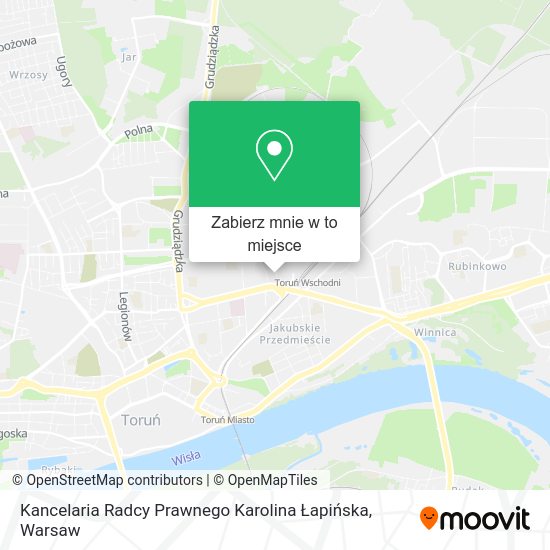 Mapa Kancelaria Radcy Prawnego Karolina Łapińska