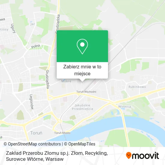 Mapa Zakład Przerobu Złomu sp.j. Złom, Recykling, Surowce Wtórne