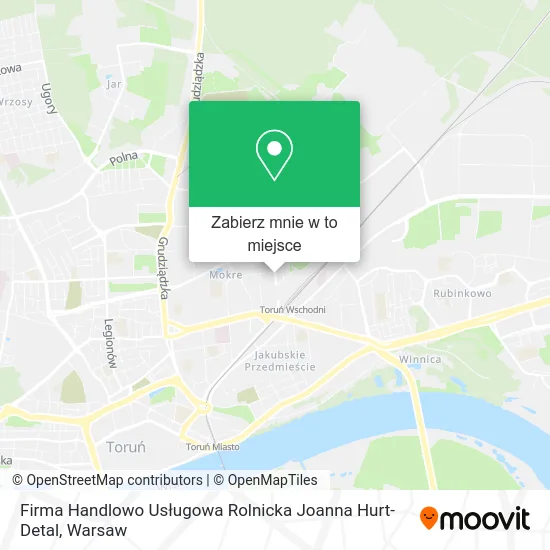 Mapa Firma Handlowo Usługowa Rolnicka Joanna Hurt-Detal