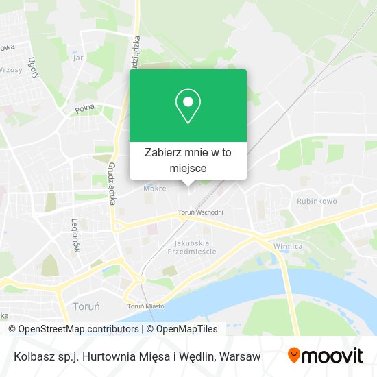 Mapa Kolbasz sp.j. Hurtownia Mięsa i Wędlin