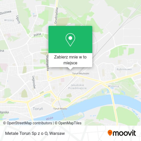 Mapa Metale Torun Sp z o O