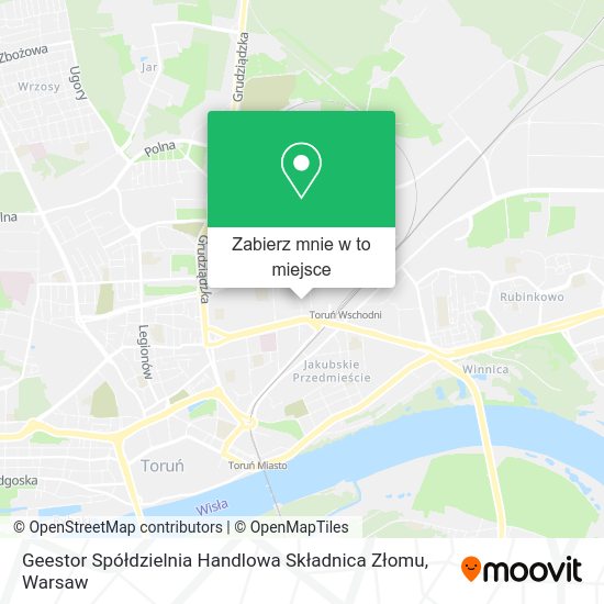 Mapa Geestor Spółdzielnia Handlowa Składnica Złomu